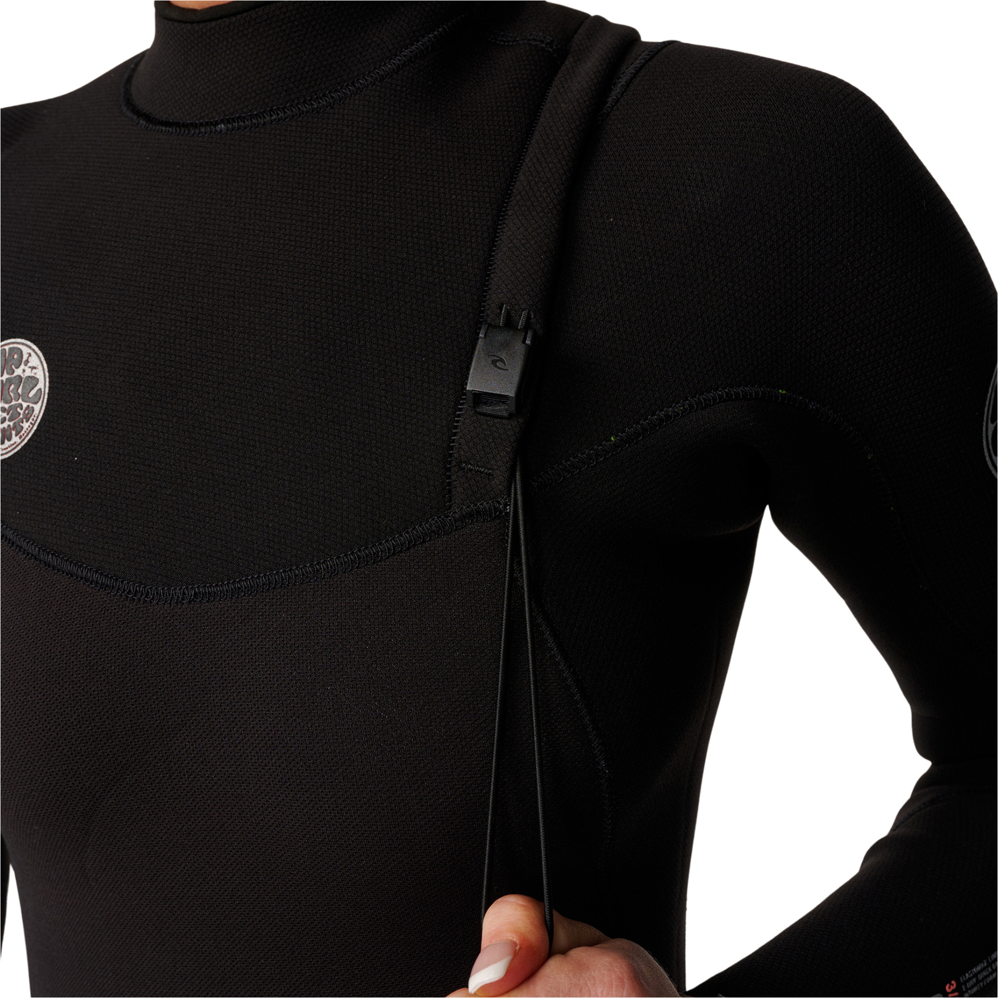 2027 Rip Curl Womens Elasto 5/4mm Zip Free Wetsuit 17WWFS - Black